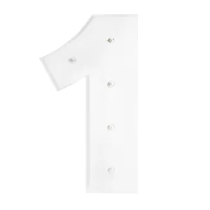 Цифра "1" белая (высота 100 см)