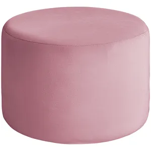 Чехол пуфик "Фуфик" миди розовая сакура бархат