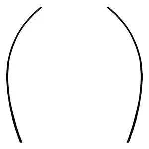 Набор стоек "Тиль" изогнутые 200см