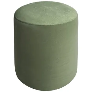 Чехол пуфик "Фуфик" мини светло-зеленый бархат