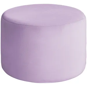 Чехол пуфик "Фуфик" миди сиреневая дымка бархат