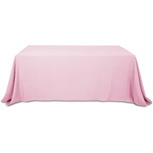 Скатерть "Альфа" нежно-розовая прямоугольная