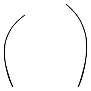 Набор стоек "Тиль" изогнутые 200 и 175см