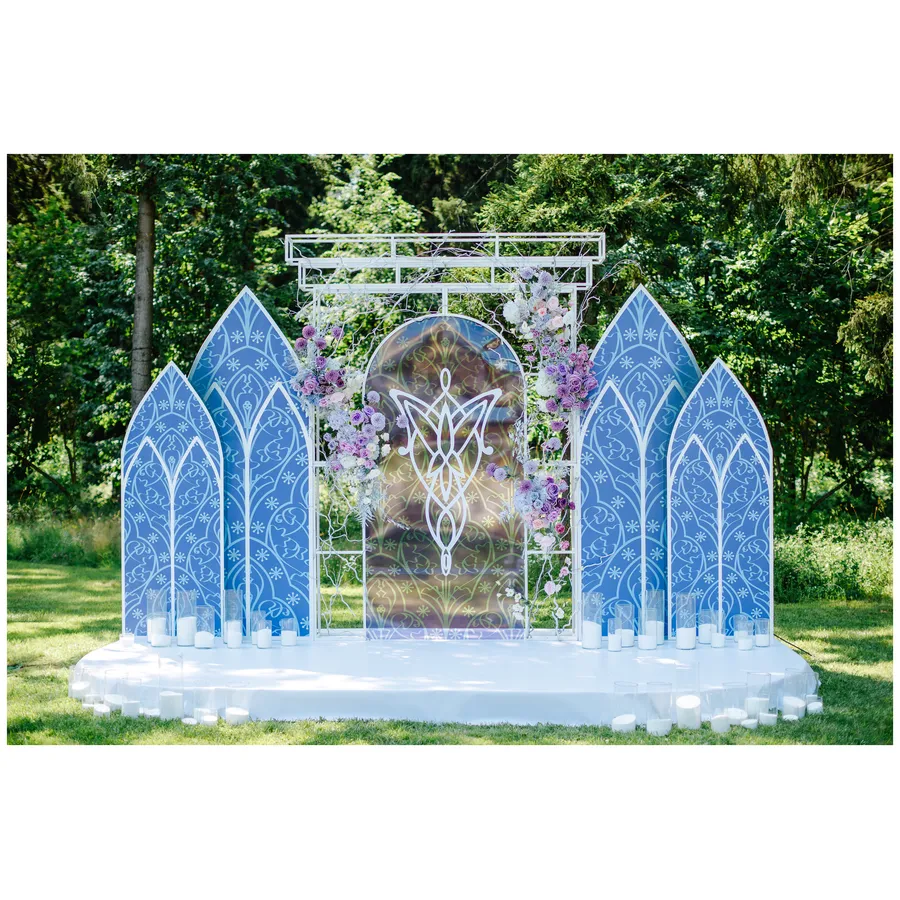 Арка "Альфа Центавра" белая - Фото миниатюра 4