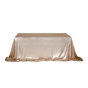 Скатерть с пайетками "Дельта" латте прямоугольная