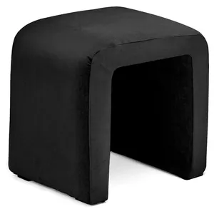 Чехол черный бархатный для п пуфа