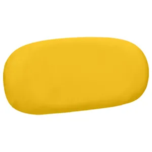 Чехол спинка к стулу Тотем, желтый бархат