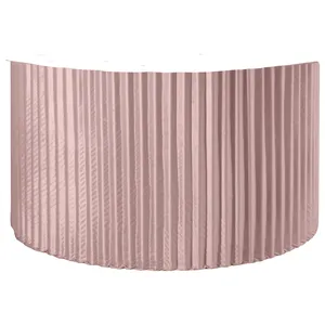 Чехол для ноги круглого стола Арис, пыльно-розовый бархат