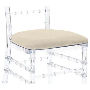 Чехол для подушки Кьявари из светло-бежевого бархата