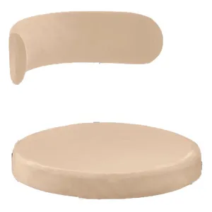 Чехол 2 шт. Лира, бархат светло-бежевый теплый