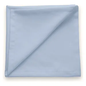 Салфетка из матина пастельно-голубая