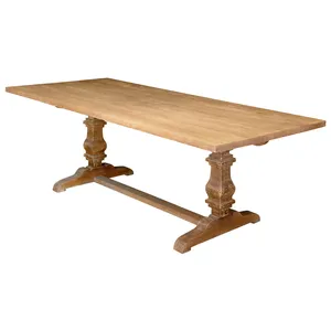 Стол прямоугольный натурального цвета