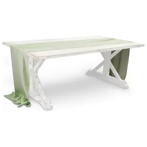 Раннер из муслина фисташковый