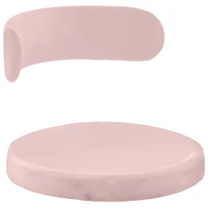 Чехол 2 шт. Лира, бархат пыльно-розовый