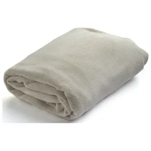 Плед "Флаффи" серо-бежевого цвета