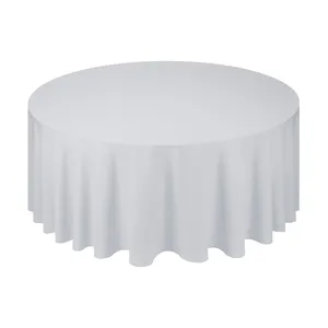 Скатерть круглая графитовая