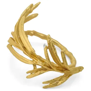 Кольцо для салфетки Ромеро золотое