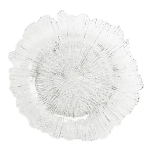 Подстановочная тарелка «Коралл» прозрачная