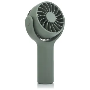 Ручной вентилятор озерного цвета