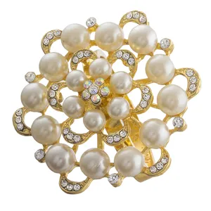 Кольцо для салфетки Флоренция золотое