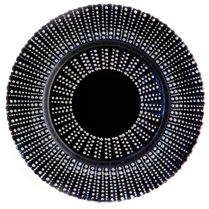 Тарелка «Грасс» черная