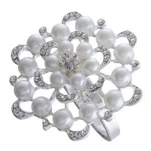 Кольцо для салфетки Флоренция серебряное