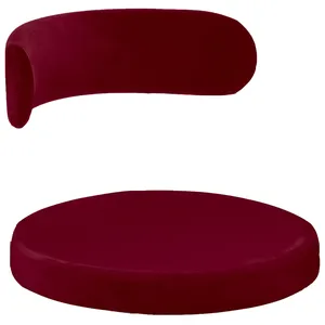 Чехол 2 шт. Лира, бархат бордовый
