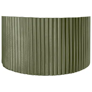 Чехол для ноги прямого стола Арис, пыльно-зеленый бархат