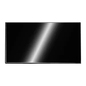 Столешница прямоугольная из черного стекла