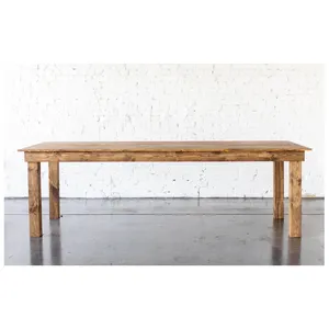 Стол прямоугольный «Рустик» натуральный - Фото 2