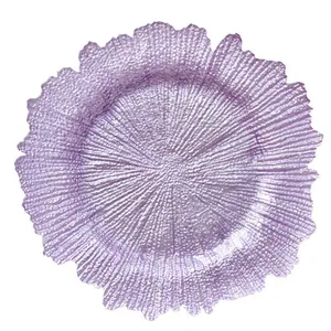 Тарелка «Коралл» светло-розовая