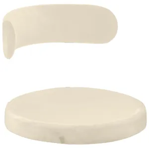 Чехол 2 шт. Лира, бархат сливочно-молочный