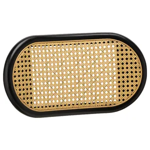 Спинка стула «Тотем» ротанг черная