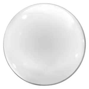 Столешница круглая из белого стекла