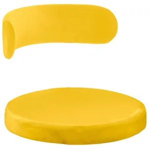 Чехол 2 шт. Лира, бархат желтый