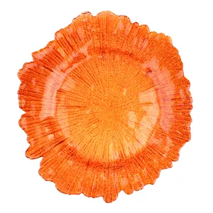 Тарелка Коралл оранжевая