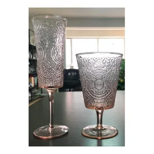 Набор "Адель" из 2 бокалов бледно-розовый