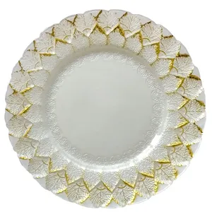 Тарелка «Флоренция» золотая