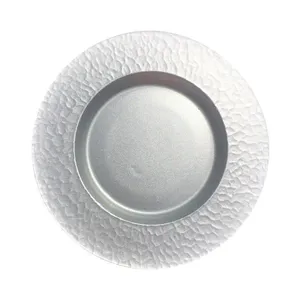 Тарелка Бари серебряная