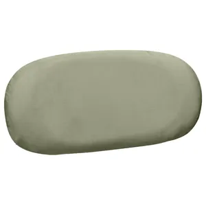 Чехол спинка к стулу Тотем, пыльно-зеленый бархат