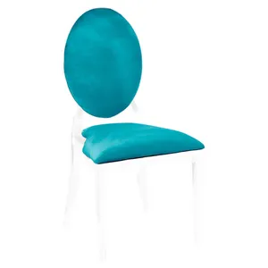 Чехол 2 шт. к стулу Вашингтон, бирюзовый бархат