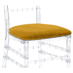 Чехол для подушки Кьявари из горчичного бархата