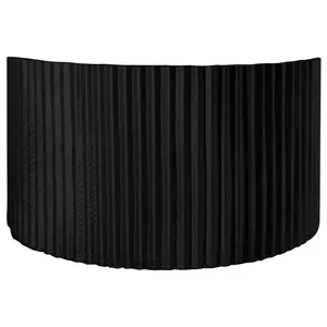 Чехол для ноги прямого стола Арис, черный бархат