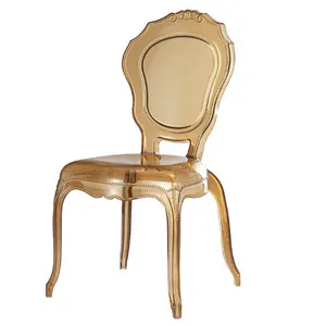 Стул VOGUE золотой, поликарбонат
