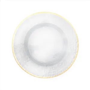 Тарелка Бари с золотым кантом