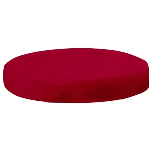 Чехол сидушка к стулу Тотем, красная малина бархат