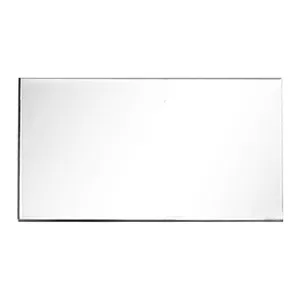 Столешница прямоугольная из белого стекла