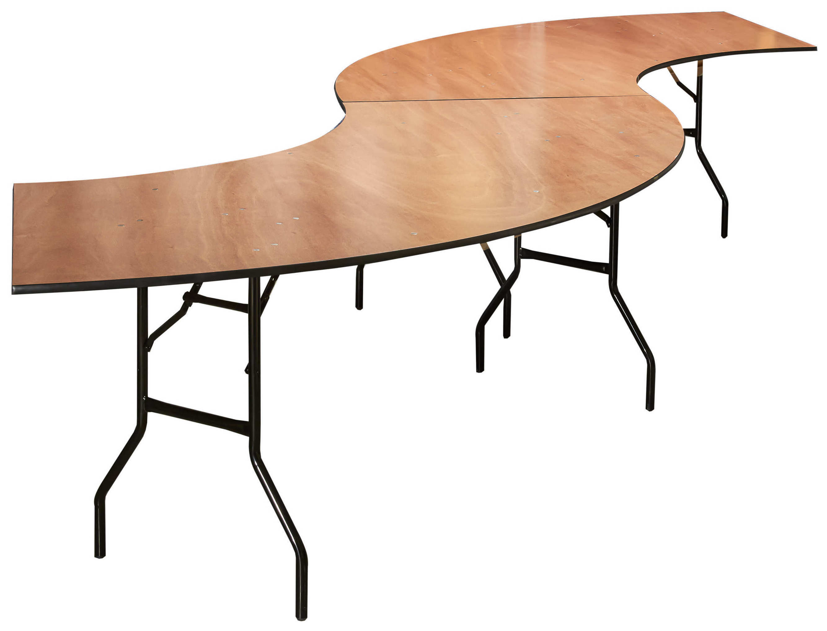 Стол «Змейка» 2 части коричневый - Фото основное 1