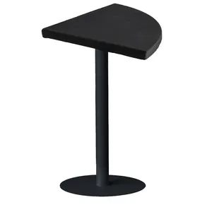 Стол коктейльный Twist Petal Лакричный леденец + Total Black (телескопическая нога) - Фото 3