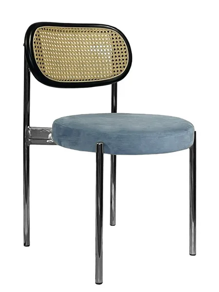 Стул Modern Silver, Black Rotango + Something blue - Фото основное 1